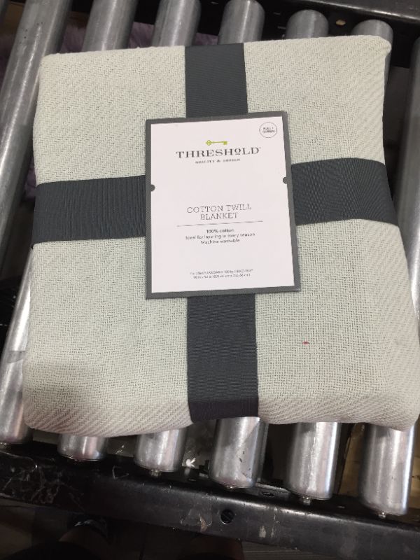 Photo 2 of 100% Cotton Twill Bed Blanket - Threshold™
