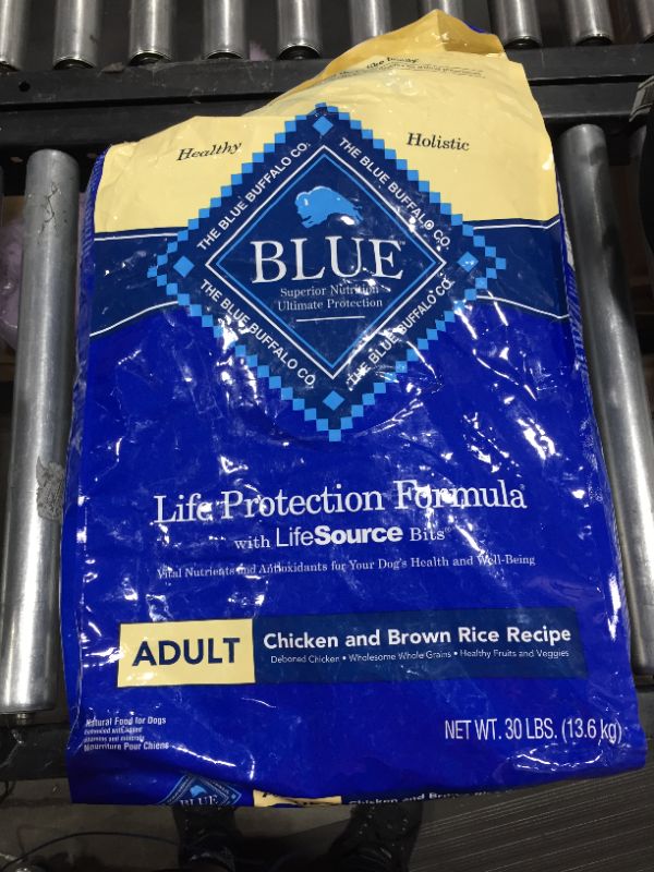 Photo 1 of Blue Buffalo Life Protection Chicken & Brown Rice Recipe Adult Dry Dog Food - 30lbs
