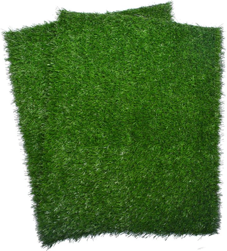 Photo 1 of Artificial Dog Grass Pee Pad 20”x 25”, Indoor Potty Training Replacement Turf for Puppy, Easy to Clean with Strong Permeability, 3-Pack
