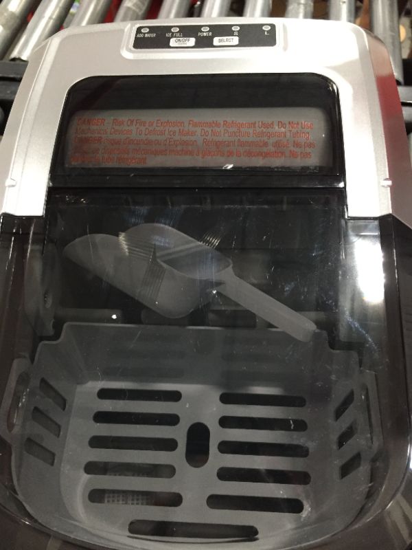 Frigidaire 26Lb. Portable Ice Maker Stainless Steel for sale