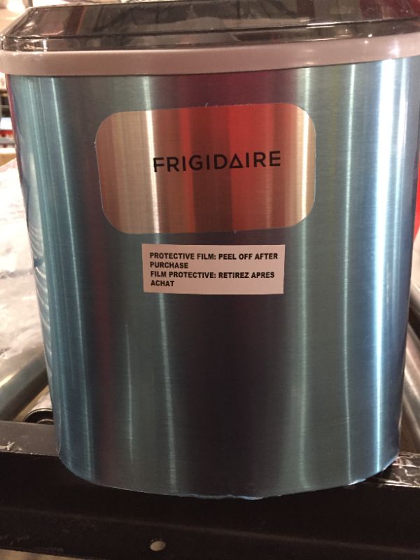 Frigidaire 26Lb. Portable Ice Maker Stainless Steel for sale