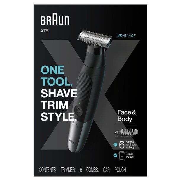 Photo 1 of Braun Series XT5 Rechargeable Wet/Dry Electric Shaver Kit - Black
