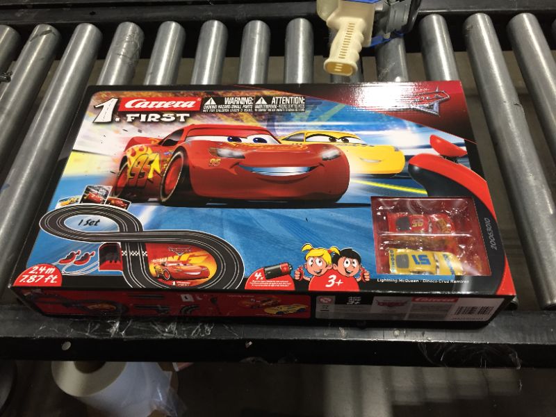 Photo 2 of Carrera First Disney/Pixar Cars 3 - Slot Car Race Track (1820926)
