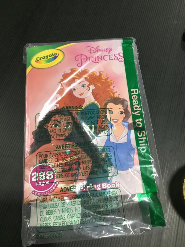 Photo 2 of Crayola 288pg Disney Princess Coloring Book with Sticker Sheets
