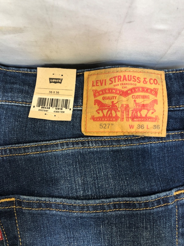 Photo 3 of Levi's Men's 527 Slim Bootcut Fit Jeans  SIZE 36X36