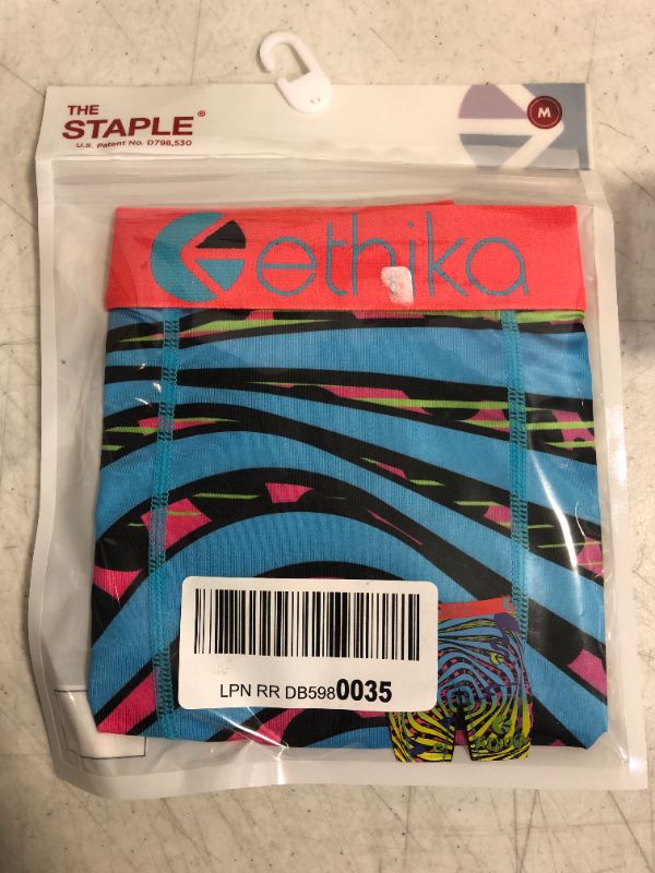 Photo 2 of Ethika Mens Boxer Brief | Black Light -- M -- FACTORY SEALED 