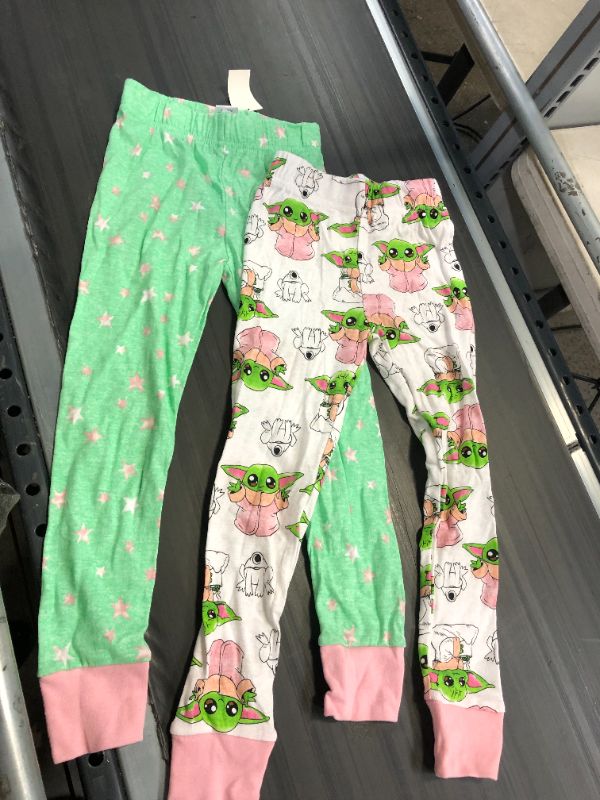 Photo 3 of Girls' Star Wars: The Mandalorian Grogu 4pc Snug Fit Long Sleeve Pajama Set - GrEEN/PINK SIZE 6
