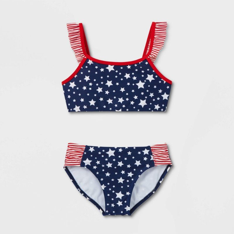 Photo 1 of GirLs' 'Stars GaLore' Bikini Swimsuit - Cat & Jack™ -- L 10/12