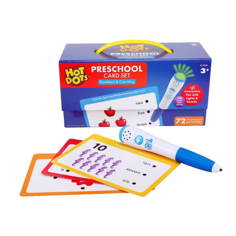 Photo 1 of Hot Dots Numbers & Counting Set with 72 Activities Includes Interactive Audio Pen - Educational Insights
