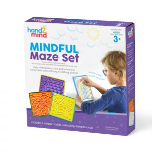 Photo 1 of Hand2mind Mindful Maze Boards 3 Double Sided Breathing Boards with Finger Paths
