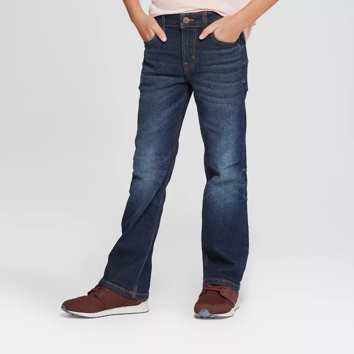 Photo 1 of Boys' Stretch Bootcut Fit Jeans - Cat & Jack™
SIZE 14