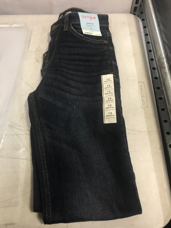 Photo 2 of Boys' Stretch Bootcut Fit Jeans - Cat & Jack™
SIZE 12