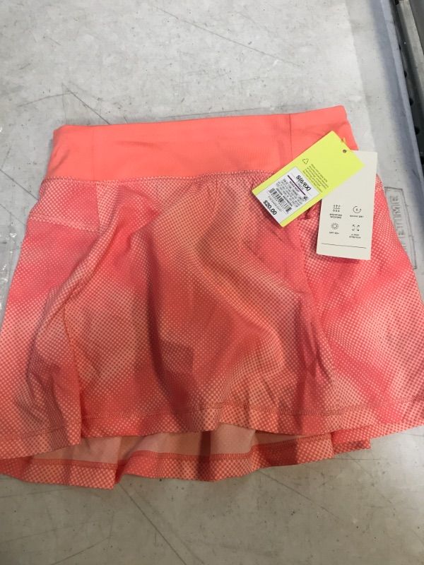 Photo 2 of Girls' Stretch Woven Performance Skorts - All in Motion Orange SMALL
