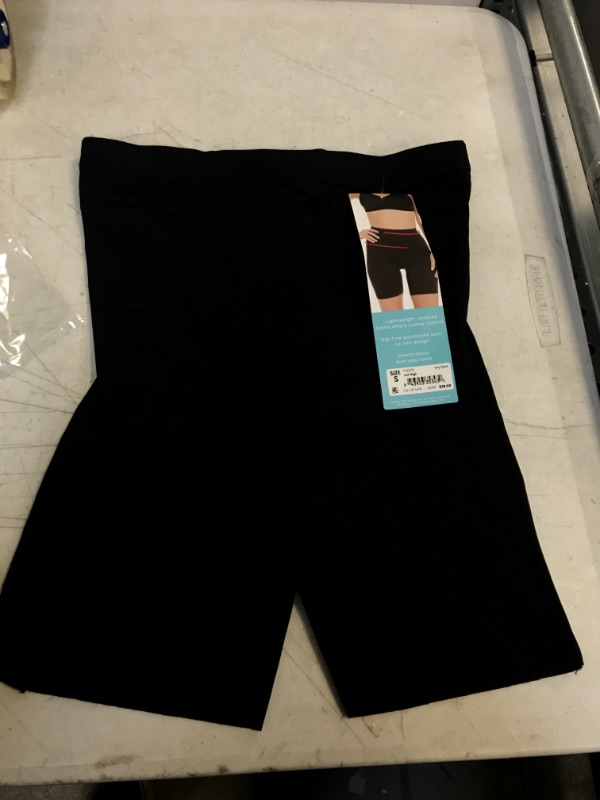 Photo 2 of Assets by SPANX Womens Small Black Shaping Mid-Thigh Shorts Stretch New
SMALL