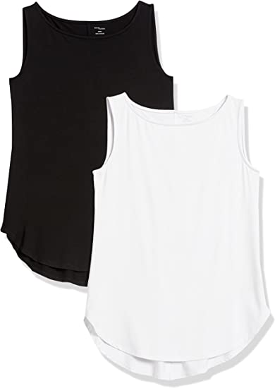 Photo 1 of Daily Ritual Women's Jersey Bateau Neck Tank Top, Multipacks L
