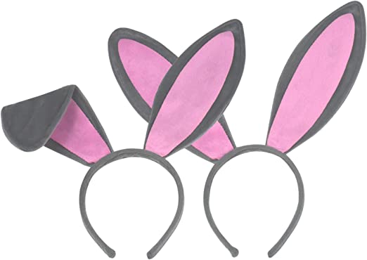 Photo 1 of Bunny Headband Easter Rabbit Ears Headband 2 PACK