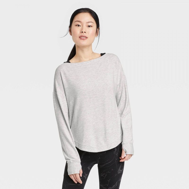 Photo 1 of All in Motion Women's Super Soft Lightweight Modal Sweatshirt XS