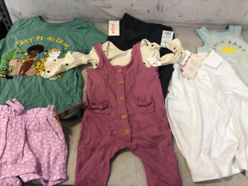 Photo 1 of baby clothes bundle sizes 3m-4t