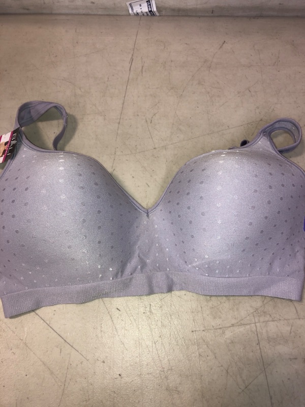 Photo 2 of Beauty by Bali Women's Foam Wirefree Bra B540 - Amethyst Purple Quartz Dot Size: 42D