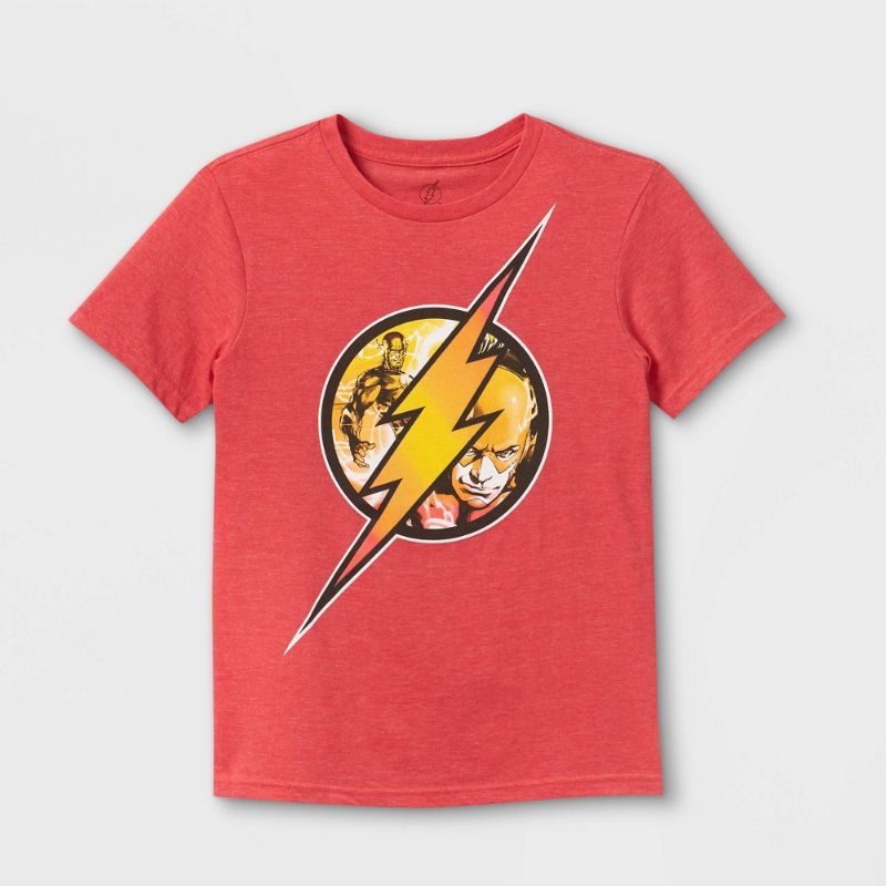 Photo 1 of Boys' Flash Short Sleeve Graphic T-Shirt -
 2 count xs