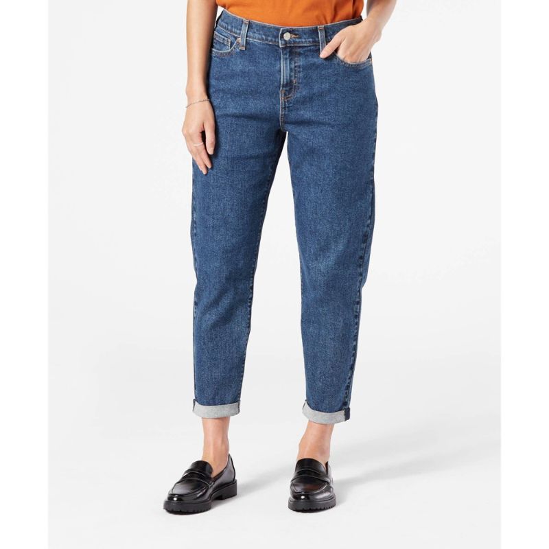 Photo 1 of DENIZEN from Levi's Women's Mid-Rise Cropped Boyfriend Jeans -
4 W27