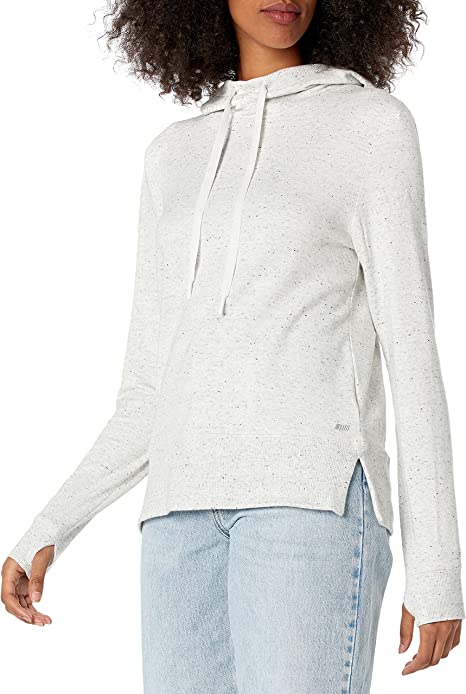 Photo 1 of Amazon Essentials Women's Studio Terry Long-Sleeve Convertible Hood Shirt  SIZE L --  FACTORY SEALED --
