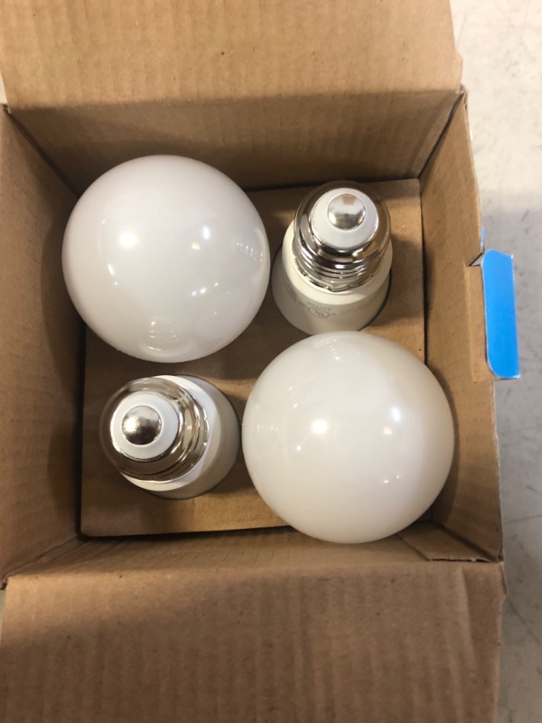 Photo 3 of (4-Pack) 9W A19 Dimmable LED Bulb 800 lumens 5000K
