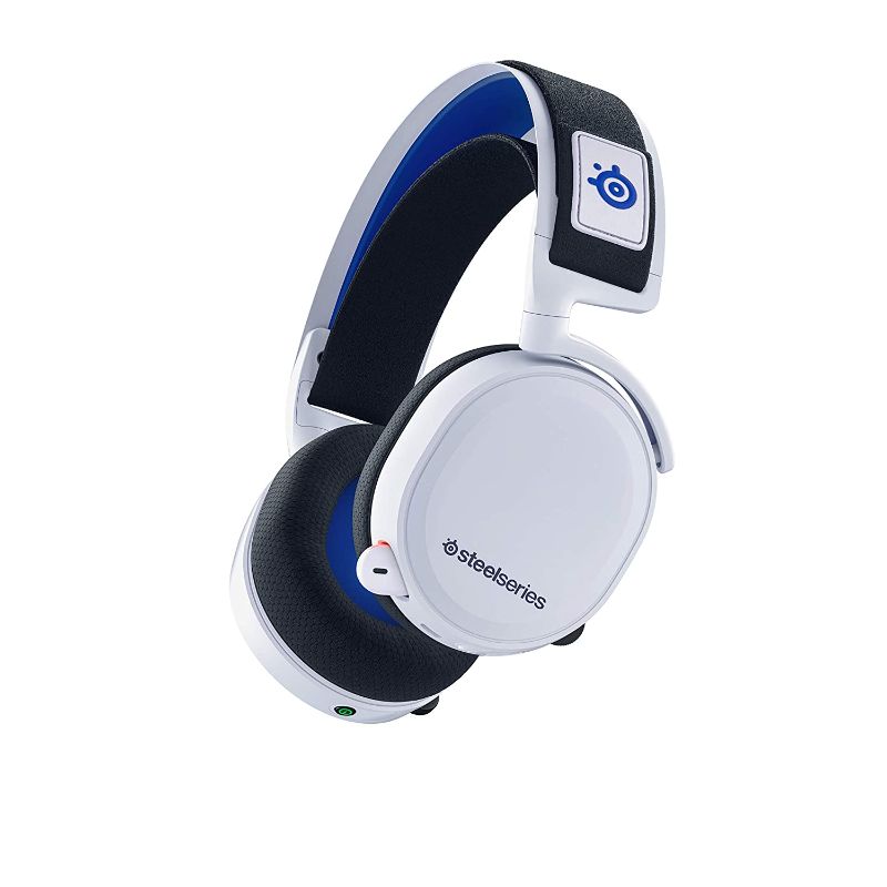 Photo 1 of SteelSeries Arctis 7P Wireless - Lossless 2.4 GHz Wireless Gaming Headset - for PlayStation 5 and PlayStation 4 - White - PlayStation 5  -- FACTORY SEALED --
