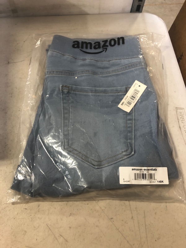 Photo 2 of Amazon Essentials Women's Stretch Pull-On Jegging  SIZE 8 SHORT   -- FACTORY SEALED --
