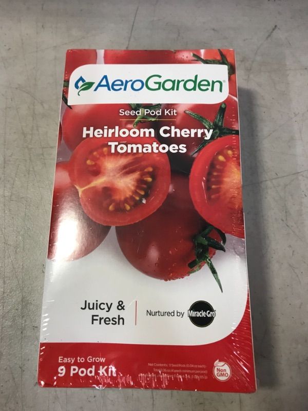 Photo 2 of AeroGarden Red Heirloom Cherry Tomato Seed Pod Kit for AeroGarden Hydroponic Indoor Garden, 9-Pod
