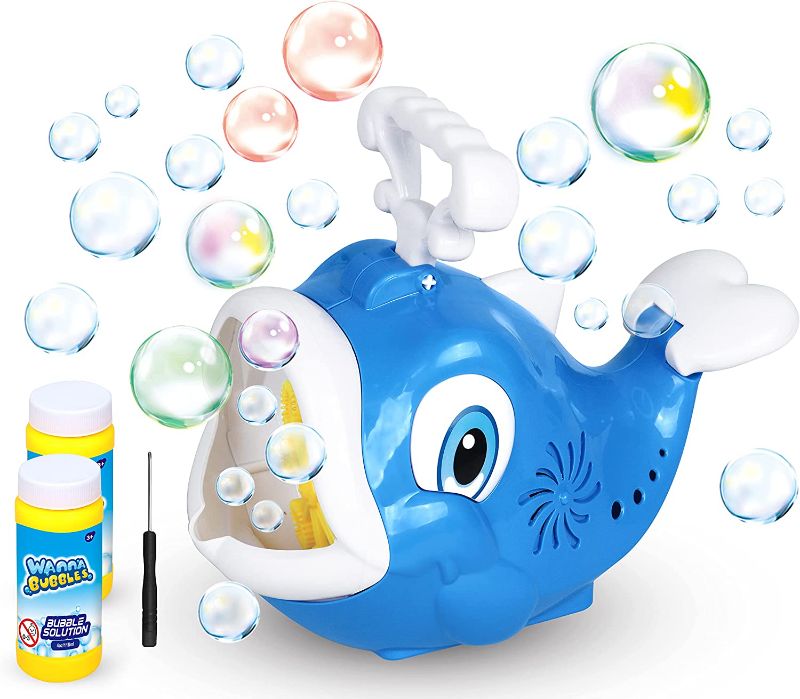 Photo 1 of Bubble Machine Bubble Blower 1000+ Bubbles Per Minute, Automatic Bubble Maker for Kids Toddlers Boys Girls Indoor Outdoor Party Toys

