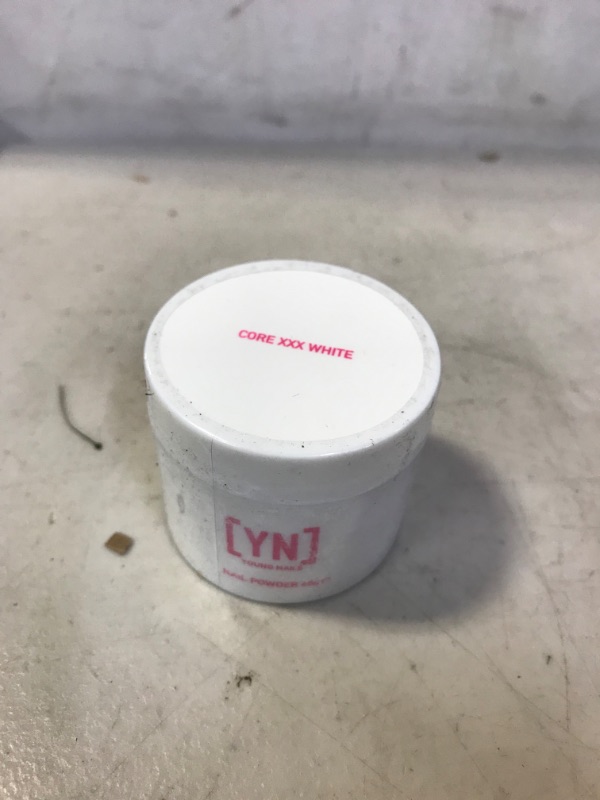 Photo 2 of Young Nails Acrylic Powders, Core. Created for a flawless consistency and superior adhesion. Core Powder Begins to set in 90 seconds. Available in 45 gram, 85 gram, and 660 gram size options. Core 45 Gram XXX White