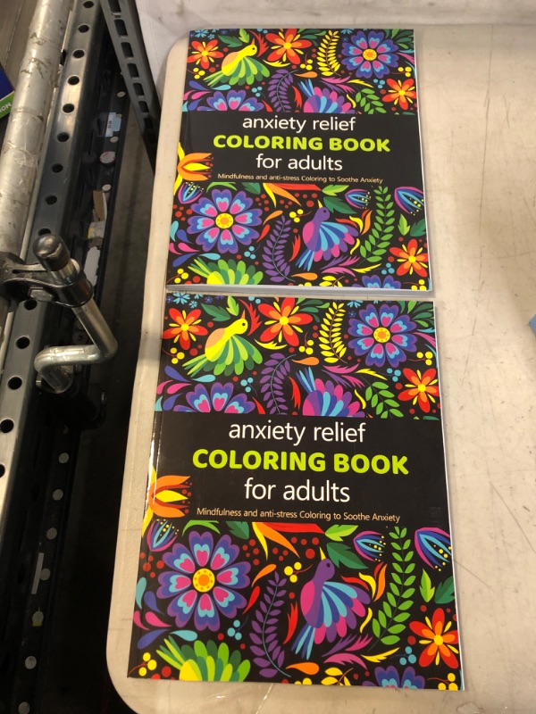 Photo 1 of ANXIETY RELIEF COLORING BOOK FOR ADULTS 2PACKS