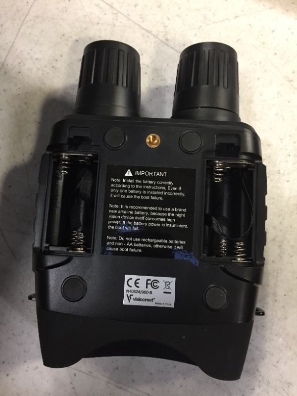 Photo 5 of Infrared Night Vision Goggles for Hunting, Spotting and Surveillance - Digital Infrared Binoculars with 100% Clear Vision in Darkness N10X24/960-BL - COULD NOT TEST - MISSING 32GB MEMEORY CARD