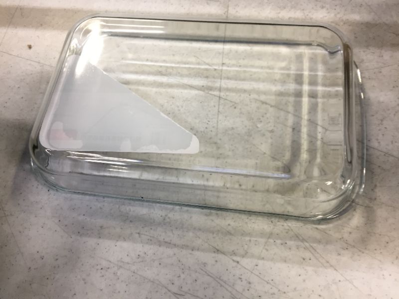 Photo 3 of 2 Quart -Mini Glass Baking Dish for Oven, Single Serving Glass Pan for Cooking Glass Casserole Dish Rectangular Baking Pan Glass Bakeware, 12 x 8 Small Glass Baking Pan