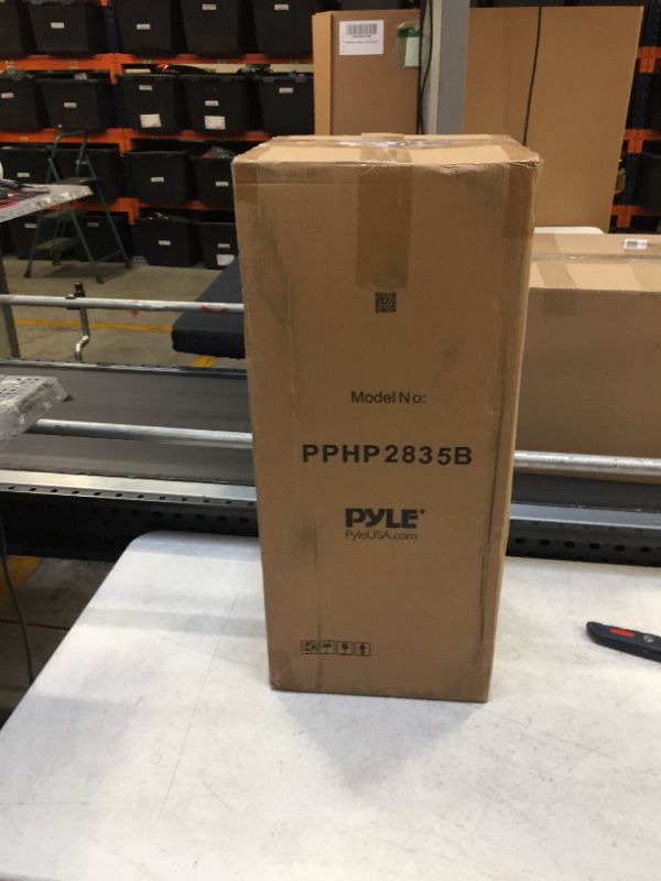 Photo 1 of Pyle Portable Bluetooth PA Speaker System - 600W Rechargeable Outdoor Bluetooth Speaker Portable PA System w/Dual 8” Subwoofer