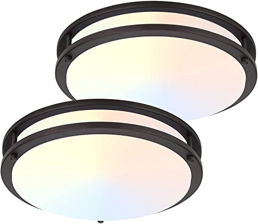 Photo 1 of AMICO 5CCT DOUBLE RING FLUSH MOUNT CEILING LIGHTY - 2PC- 36WATTS - ++NOT EXACT ITEM JUST AN EXAMPLE++