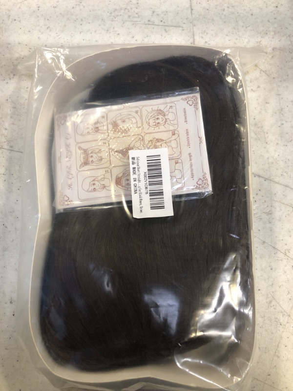 Photo 1 of SOFEIYAN Short Straight Bob Wigs with Bangs 11 inch Synthetic Daily Party Cosplay Hair Wig for Black Women, Brown
