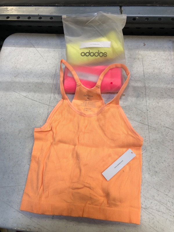 Photo 1 of 3CT - ODOS GIRLS NEON TANK TOPS - SIZE M/L
