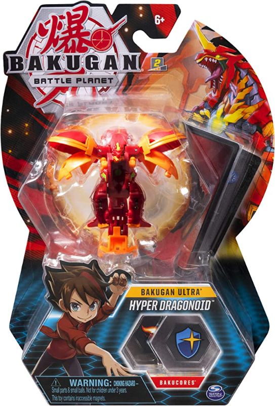 Photo 1 of Bakugan Ultra, Hyper Dragonoid, 3-inch Tall Collectible Transforming Creature, for Ages 6 and Up
