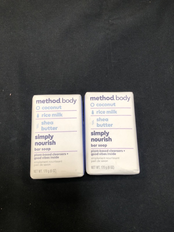 Photo 2 of Method Bar Soap Simply Nourish - 6oz
 2 pack 