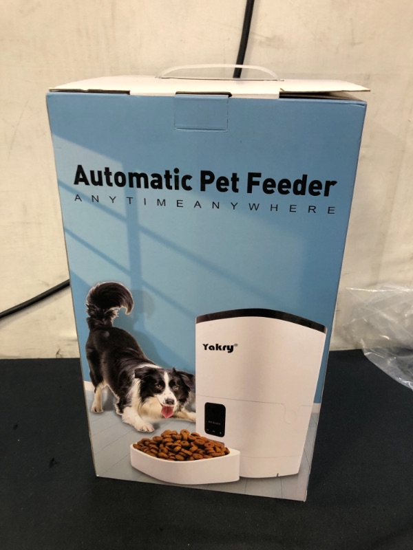 Photo 2 of Automatic Cat Feeders 6L Smart Dog Feeder,Timer Voice and Video Recording HD 1080P Camera Night Vision WiFi Enabled App for iPhone and Android Yakry C2
