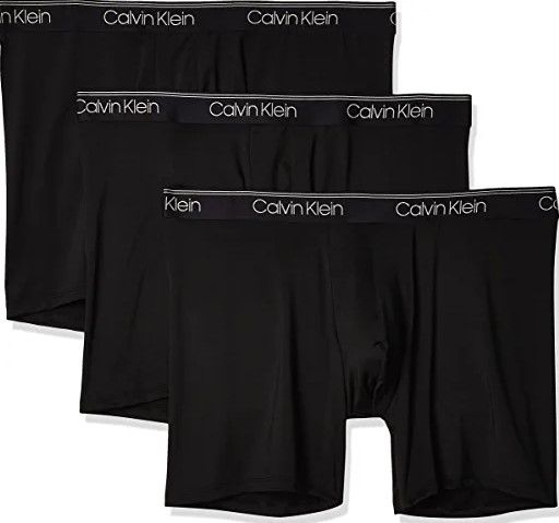 Photo 1 of Calvin Klein Men's Big & Tall Underwear Micro Stretch Big&Tall 3-Pack Boxer Brief, 4XL
