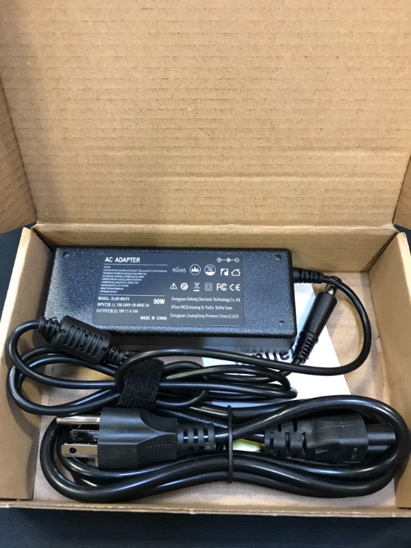 Photo 2 of 19V 4.74A 90W AC Adapter for HP Pavilion N193 18'' 19'' 20" 21" 23'' 32" HP 18 19 21 21z 23 Touch HP Pavilion TouchSmart 20 21 All-in-One Desktop PC Power Supply Cord