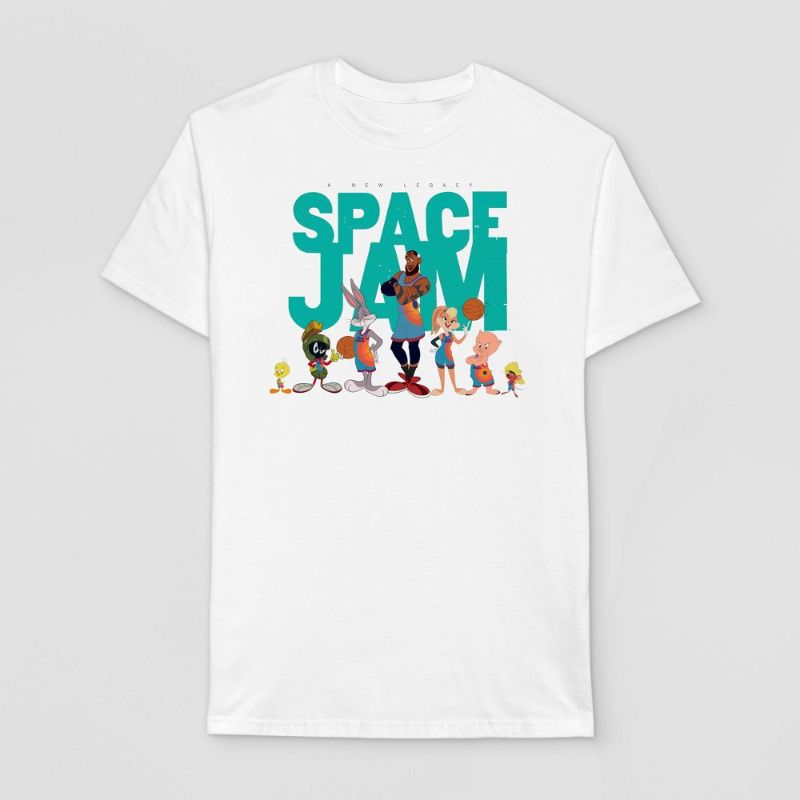 Photo 1 of Men's Looney Tunes Space Jam Short Sleeve Graphic T-Shirt - XL
