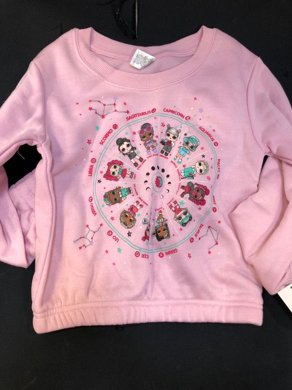 Photo 1 of Girl' L.O.L. PINK SWEATER SIZE XSMALL 4/5