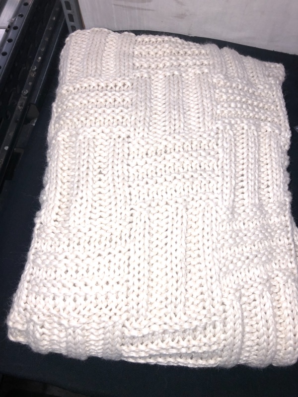 Photo 2 of 
Basket Weave Knit Throw Blanket - Threshold™ designed with Studio McGee