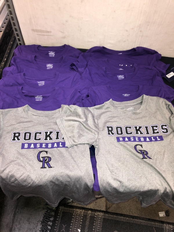 Photo 1 of colorado rockies t-shirts BUNDLE , KISD SIZES , VARIOUS STYLES ,