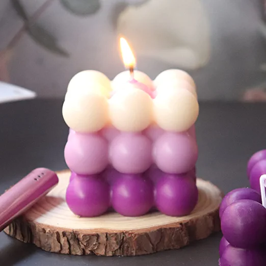 Photo 1 of 2 Aesthetic Candle Molds, 1 Woman Goddess Sculpture Silicone Mold DIY Craft, 1 Cubic Bubble Mold, 50 PCS Candle Wick, 1 Centering Device, and 1 Wick Hole Pin.