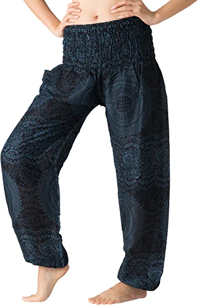Photo 1 of B BANGKOK PANTS Harem Pants Women Yoga Boho Clothes with Pockets16-20 PLUS SIZE
